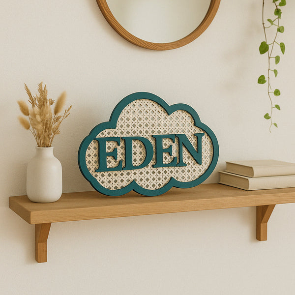 Nuage prénom/mot personnalisé - décoration murale