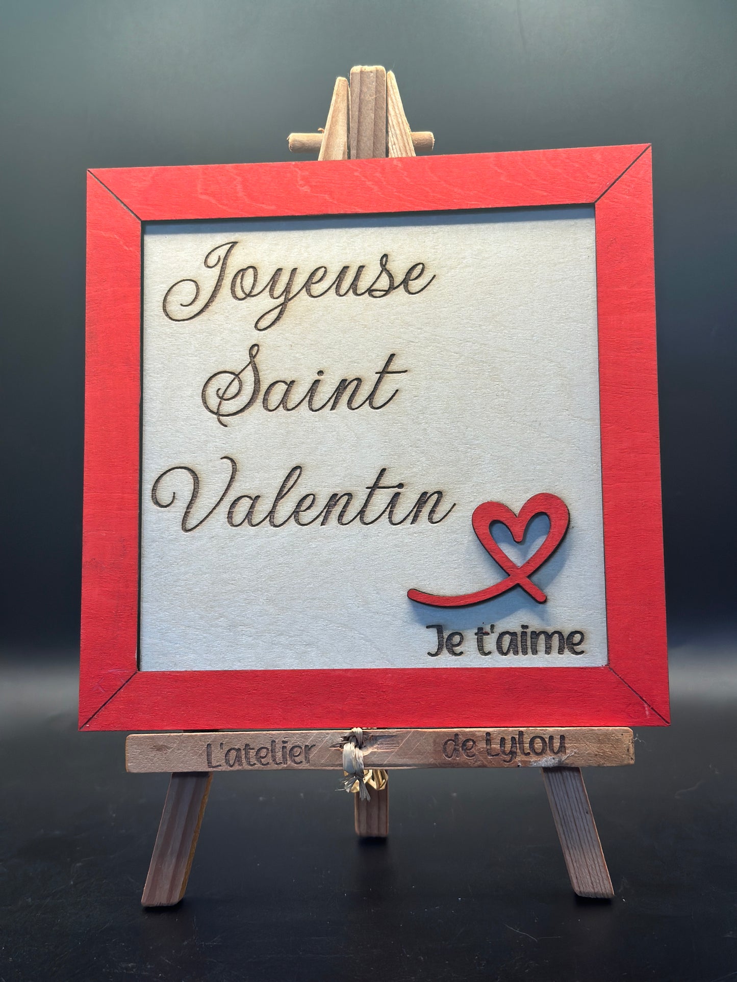 Cadres Love / Amour en bois – 10 modèles au choix