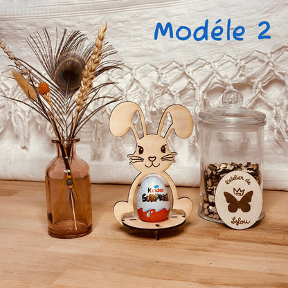 Support lapin pour Kinder Surprise* – Personnalisable