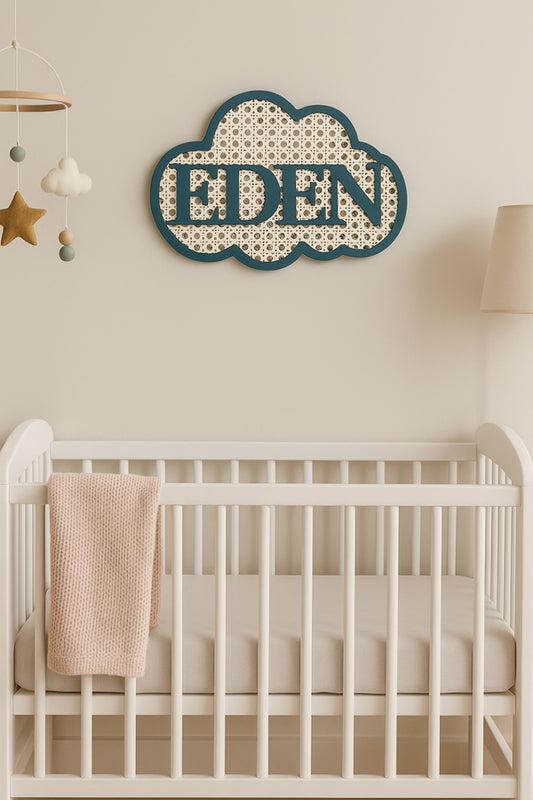 Nuage prénom/mot personnalisé - décoration murale