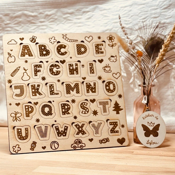 Puzzle en bois alphabet